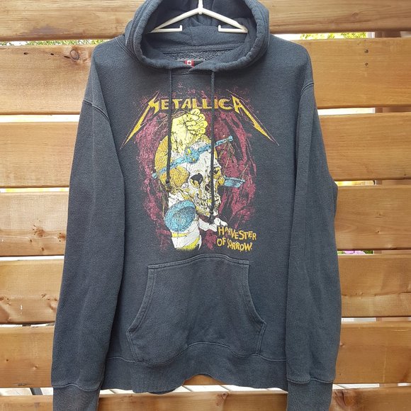 Vintage Other - Vintage Hoodie METALLICA Harvestor of Sorrows Infinity Designer Black Size XXL